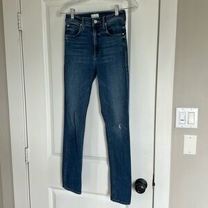 Mother The Dazzler Mid Rise Jeans in Hoover, Size 25